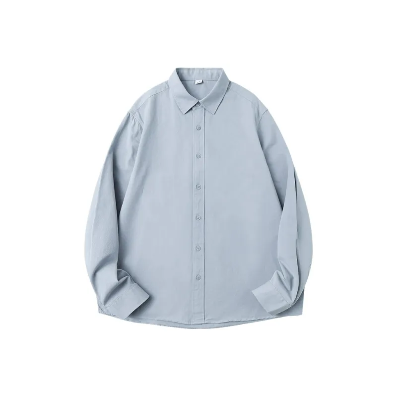 ZHONGBANGJICHU Shirt Unisex Smoke Gray-3