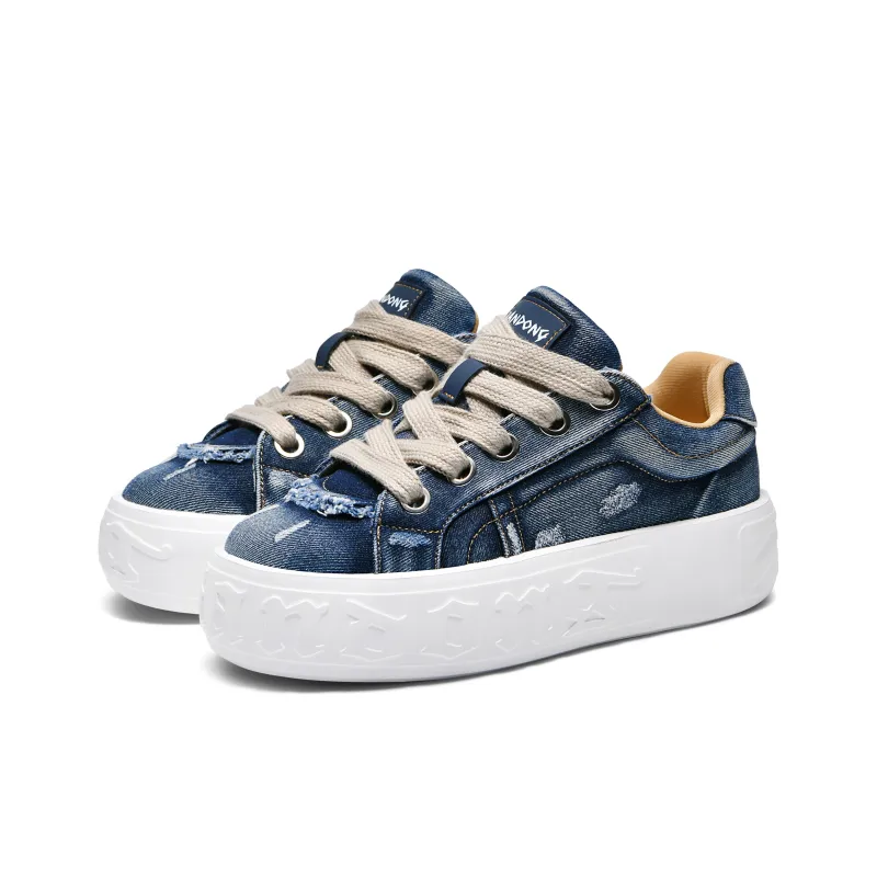 JIANDONG Coverage Slip Resistant Waterproof Cushioning Impact Resistance Low Top Skateboard Shoes Men's-5