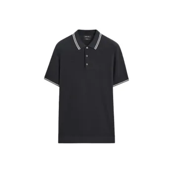 Massimo Dutti Polo Shirt Men's Blue