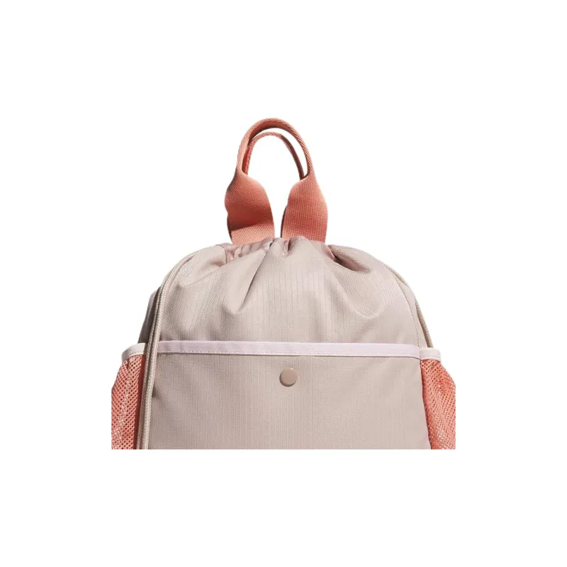 Adidas Recycled Polyester Plain Weave Fabric Portable Golf Bag Shoe Bag Medium Size Women's Taupe & Quartz-2