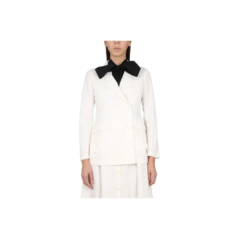 ASPESI Flap Pocketed Double Breasted Blazer-0