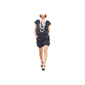 CHANEL SS25 T-Shirt Women's Black White
