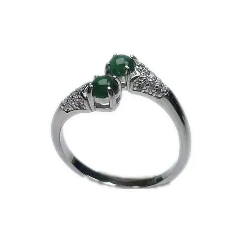 PUPAN Ice Glutinous Jadeite Rings Women's