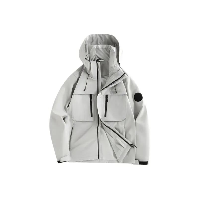 LSVE Jackets Coats Unisex Ivory White-10