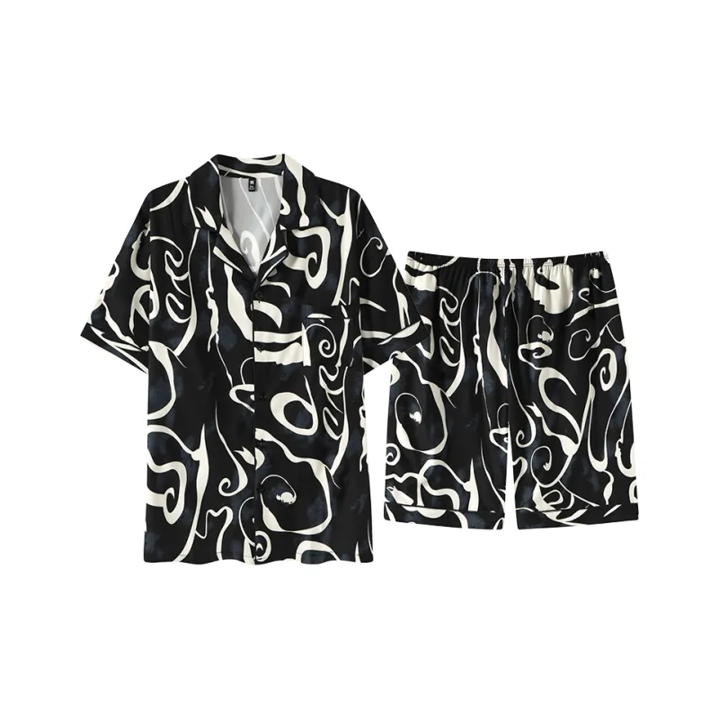 WANANNI Pajama Set Men's Image Color-12
