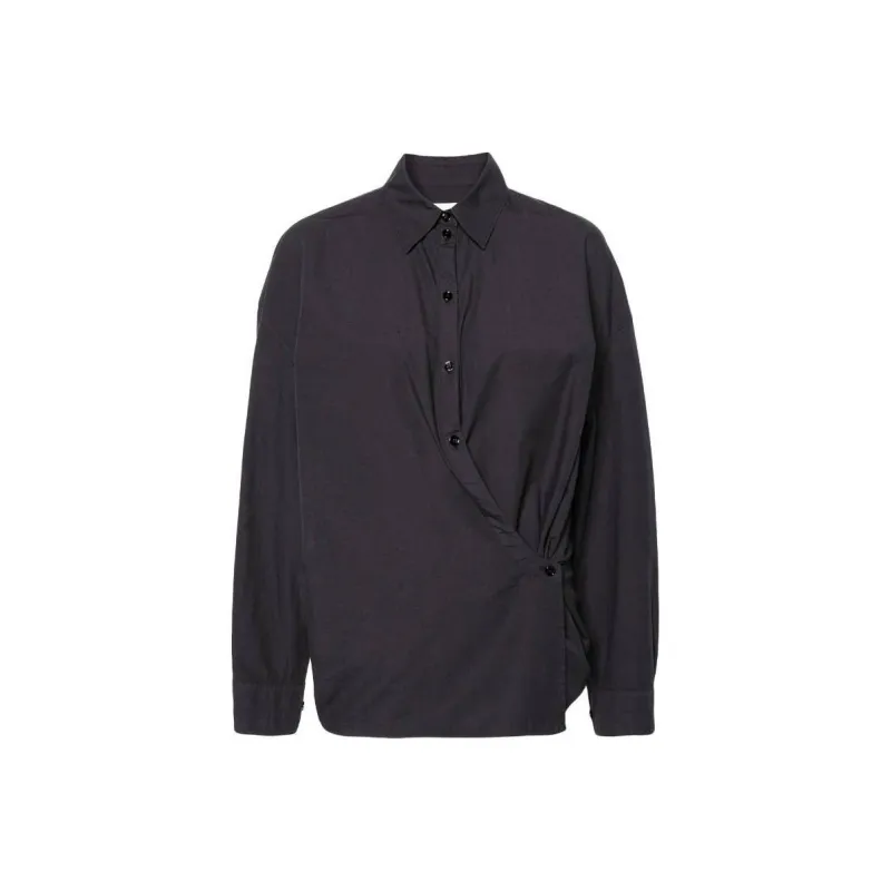 Lemaire Twist-Detailed Button-Up Shirt-0
