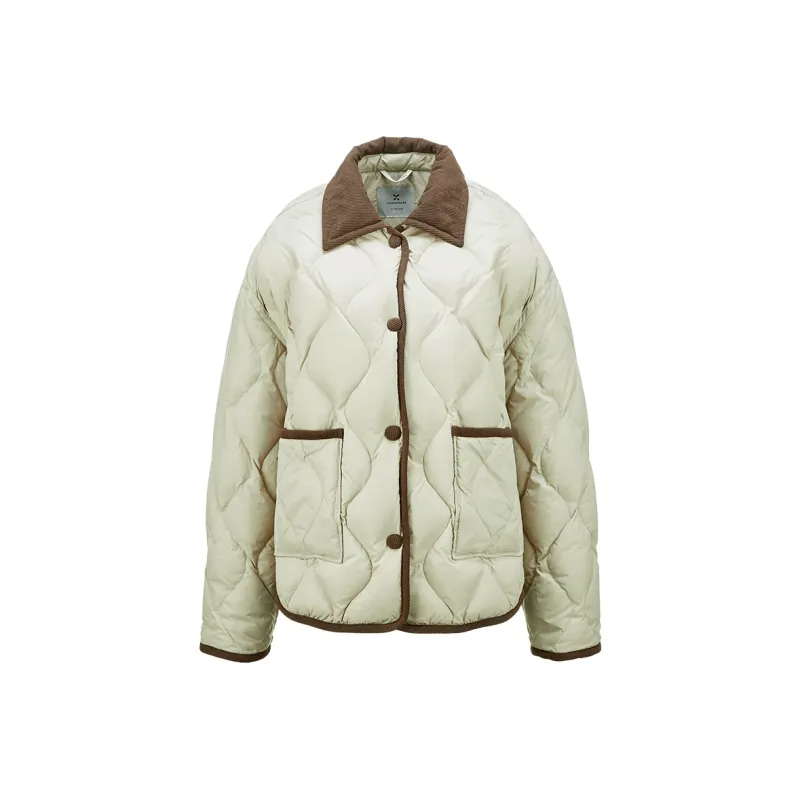 XIANGYING Down Jacket Women's Sage Green-0