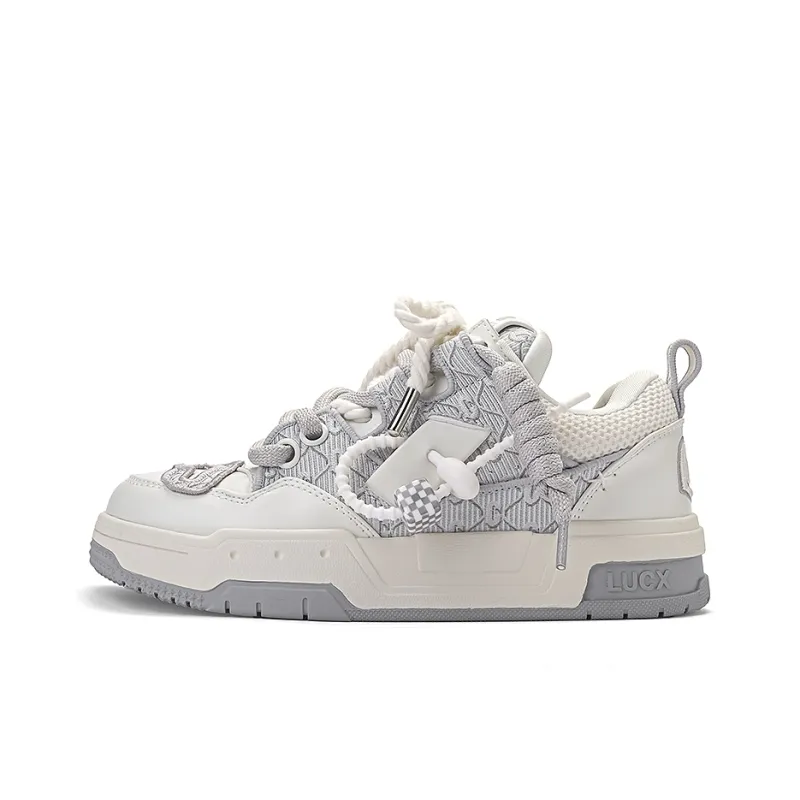 LUCX Cushioned Slip Resistant Abrasion Resistant Low Top Chunky Sneakers Unisex-55