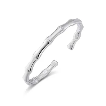 HAOYINFANG 999 Fine Silver Sterling Silver Bracelets Women's