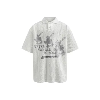 BEAR UNION Polo Shirt Unisex White