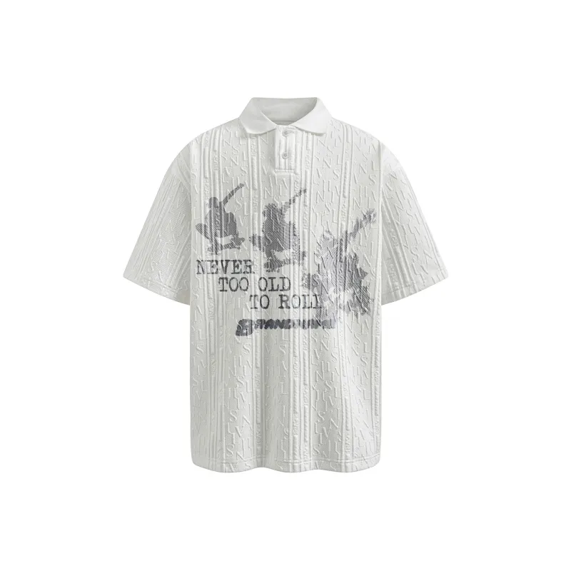 BEAR UNION Polo Shirt Unisex White-0