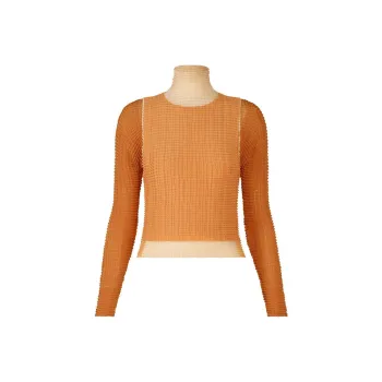 ISSEY MIYAKE T Shirt Women's Brown