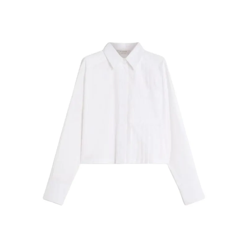 SportMax Deborah Pleated Boxy Shirt-0