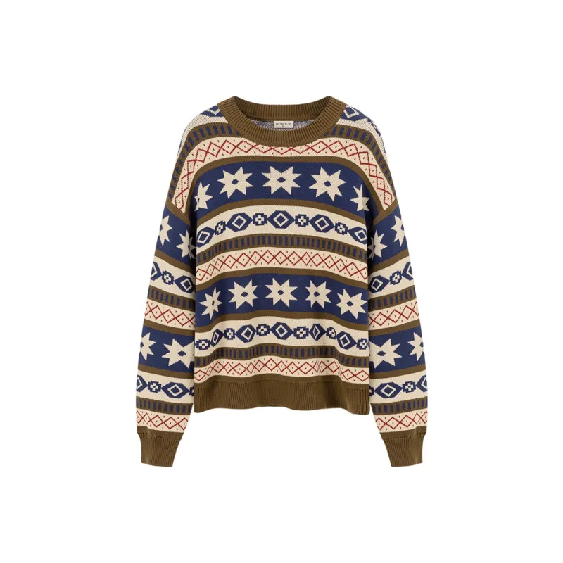 NO ONE ELSE Knitwear Unisex Mustard Green-0