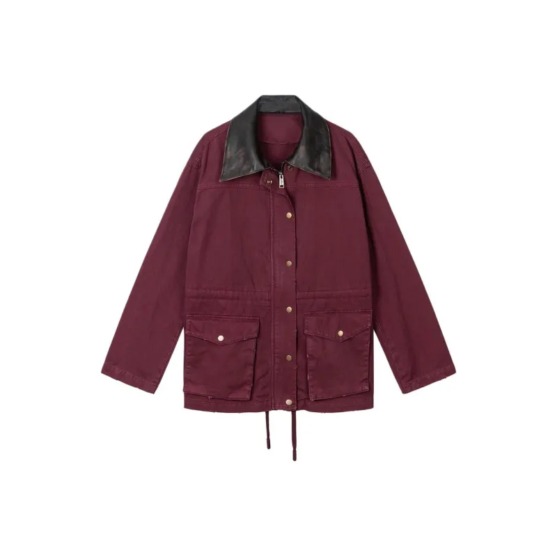 FORNI Jackets Coats Women's Vintage Red-0