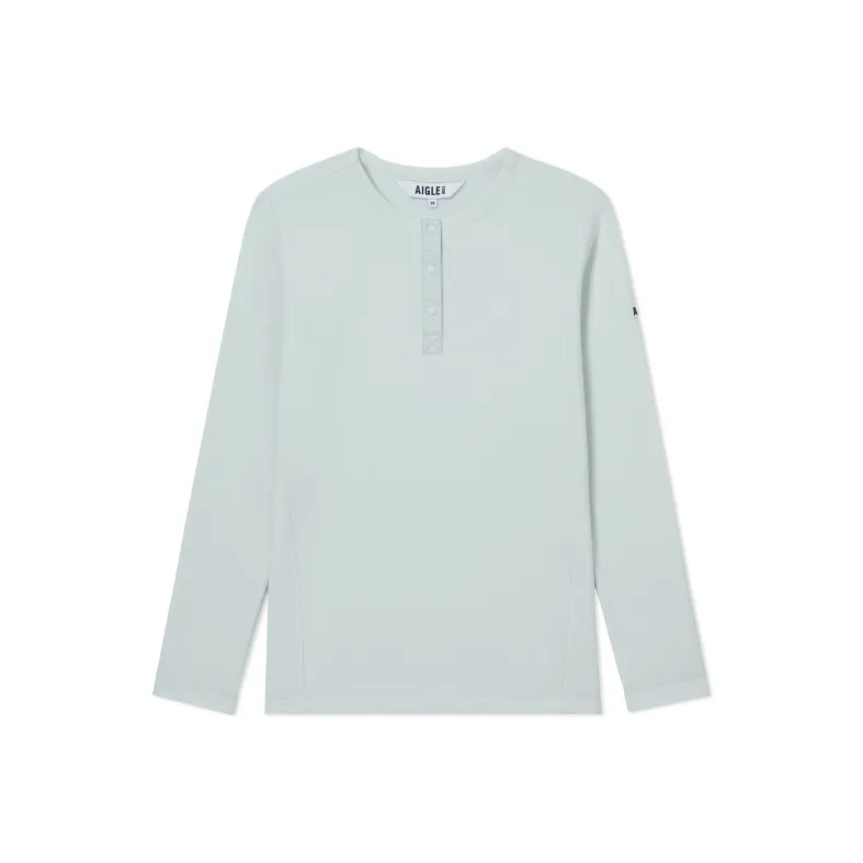 AIGLE POLARTEC Sweatshirt Women's Icy Clear Blue-0