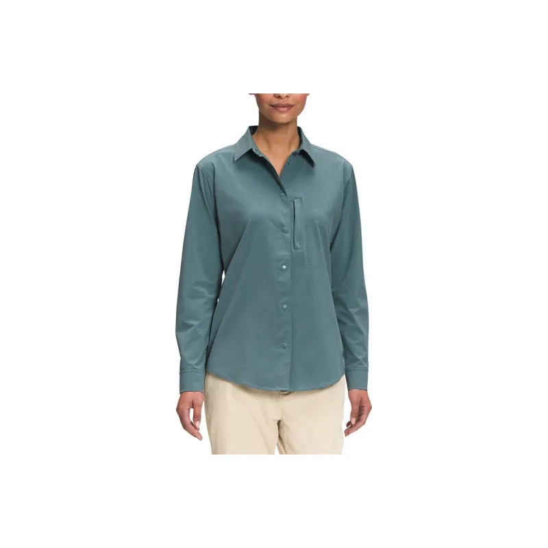 THE NORTH FACE Women's Sniktau L/S Sun Shirt Shirt Women's Blue-0