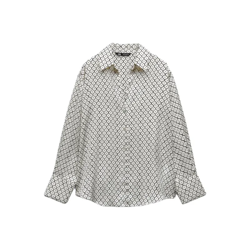 ZARA Shirts Women's Orange-0