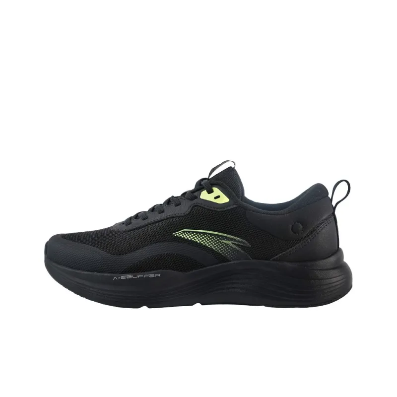 Anta Variety Training Collection Anti Slip Wear Resistant Low Top Casual Running Shoes Men's Papyrus White Black-5