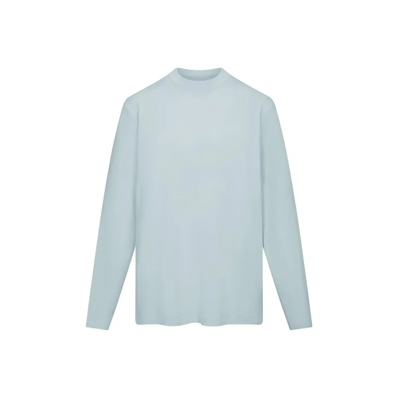 SKIMS Drop Shoulder Sleeve T-Shirt Unisex FROST/Frozen Blue-0