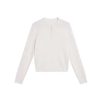 Yiner Knitwear Women's Cream White