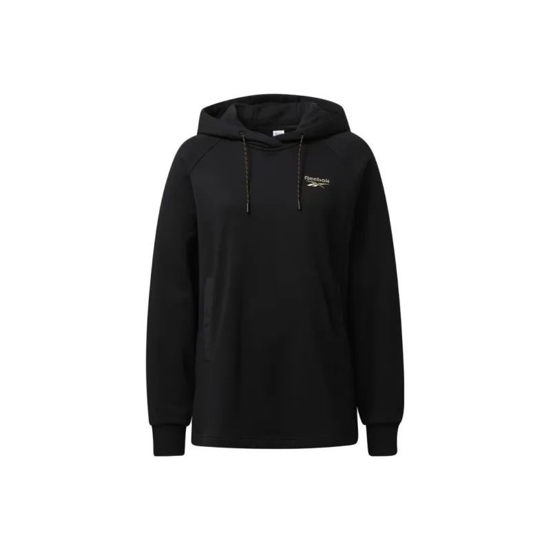 Reebok HOODIE Sweatshirt Women's Black-0