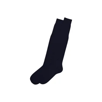HERMES FW24 Knee High Socks Men's 1 Pack Blue