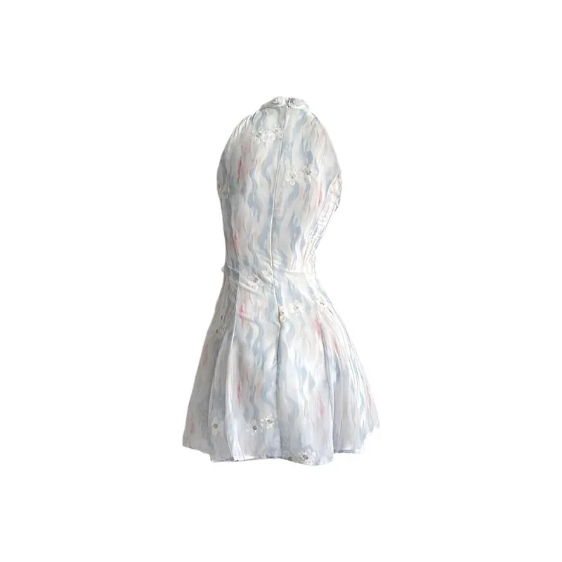 MA JOURNEE Sleeveless Dress Women's Jasmine Turquoise-1
