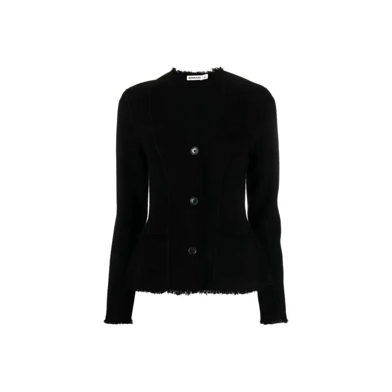 JONATHAN SIMKHAI Medina Single breasted Blazer-0