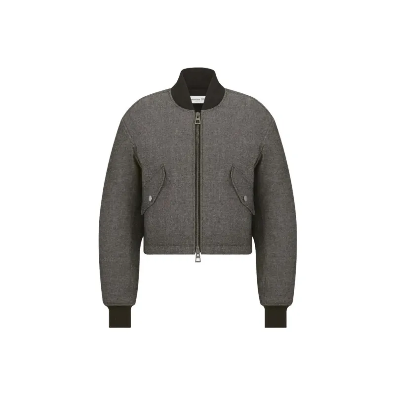 DIOR Jackets Women's Gray-0