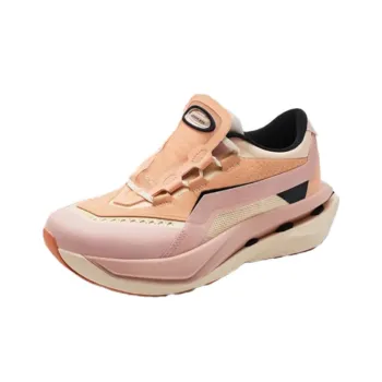 AVIA Sports Life Collection Cushioning Height Increase Low Top Running Shoes Unisex Peach Pink