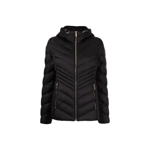 MICHAEL MICHAEL KORS Chevron quilted Hooded Jacket