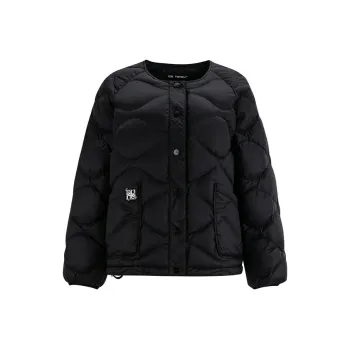 Initial Language Down Jacket Petite Coat Women's