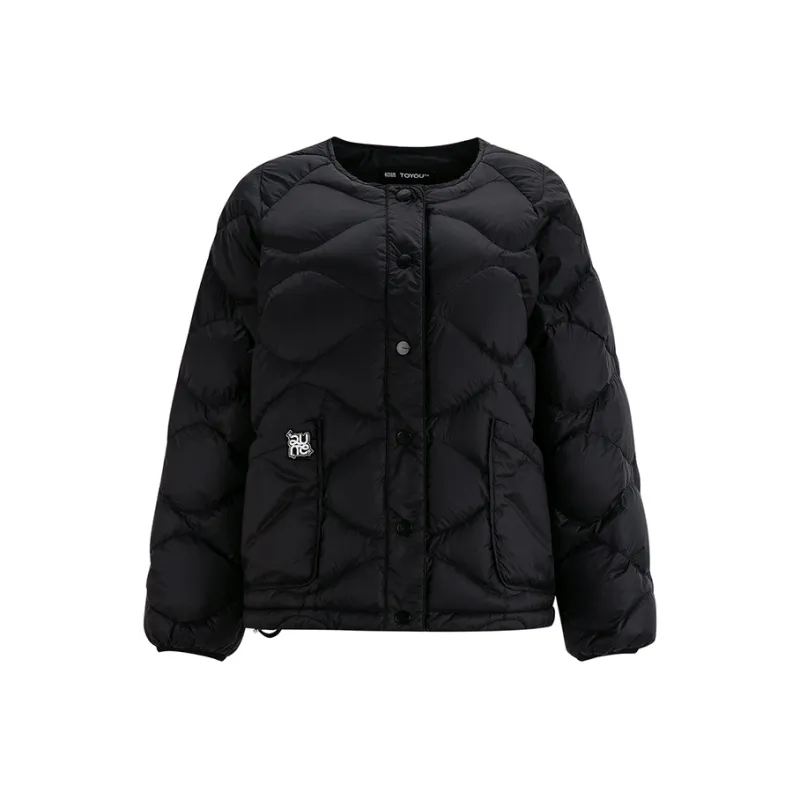 Initial Language Down Jacket Petite Coat Women's-0