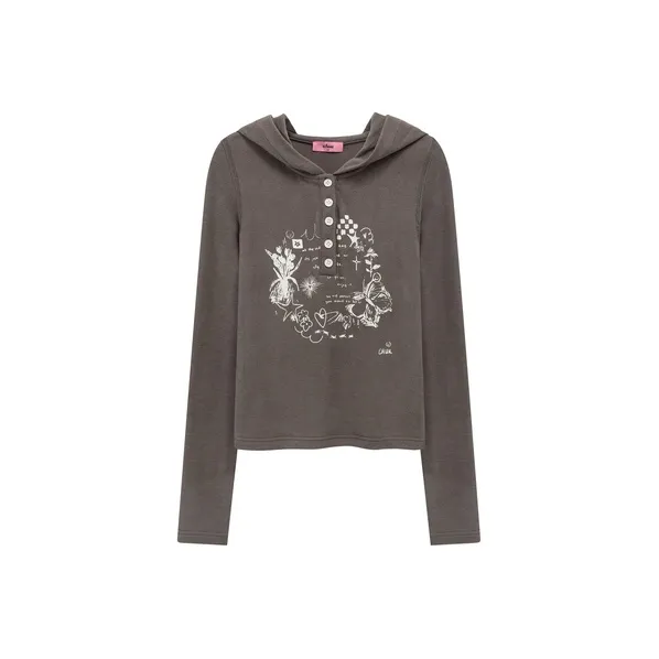 CHUU T Shirt Women's Elephant Gray-0
