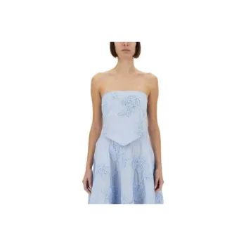 Rotate Floral appliqué Scarf Top