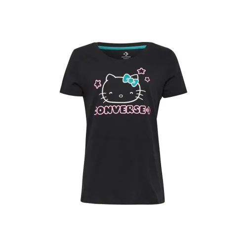 Converse x Hello Kitty T-Shirt Women's Black