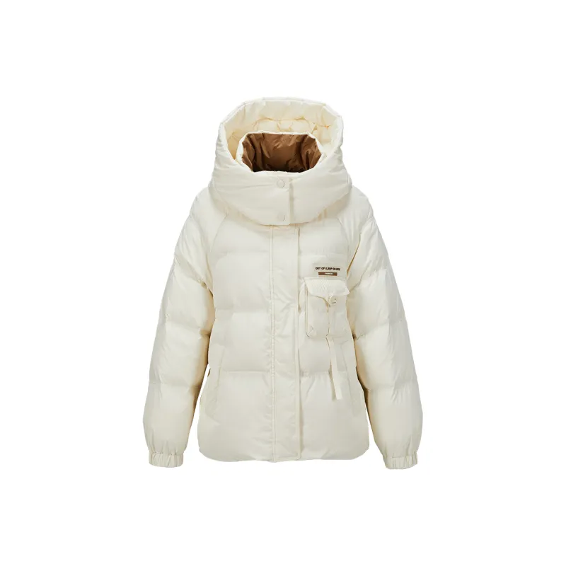 XIANGYING Down Jackets Women's Beige-0