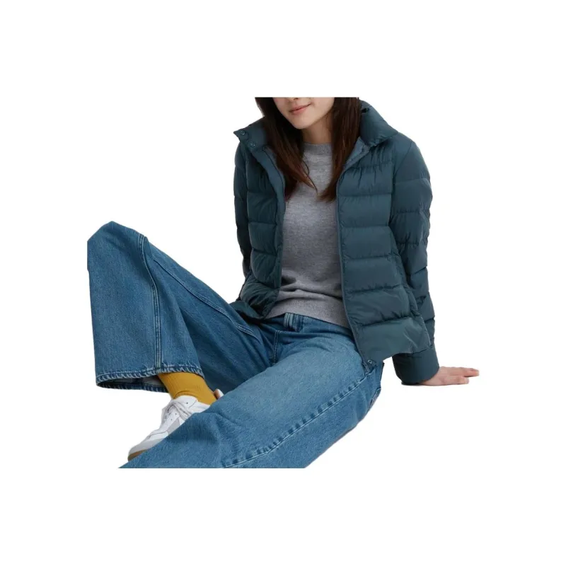 UNIQLO Down Jackets Women's Ghost Orchid Green-0