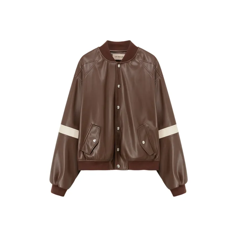 NO ONE ELSE Jackets Unisex Red Brown-0