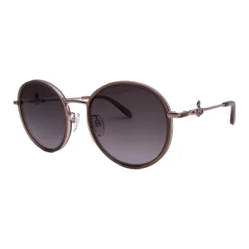 Vivienne Westwood Acetate Round Sunglasses Unisex Brown