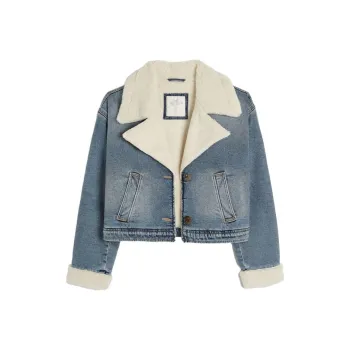 Hollister Jackets Women's Denim Blue 278