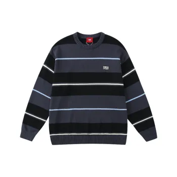 Checkitout Sweatshirt Unisex Landscape Smoke Black/Gray/Ecru/Blue