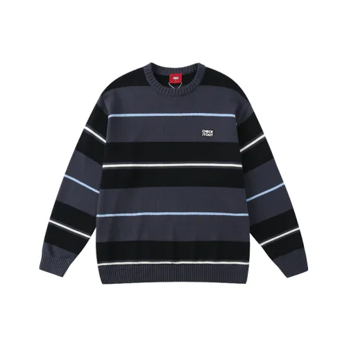 Checkitout Sweatshirt Unisex Landscape Smoke Black/Gray/Ecru/Blue