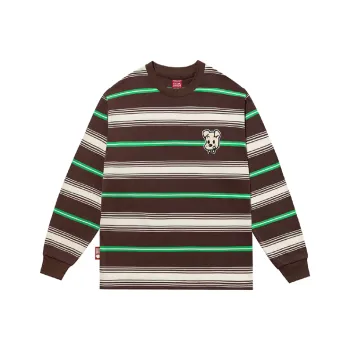 Checkitout Sweatshirt Unisex Brown/White/Green