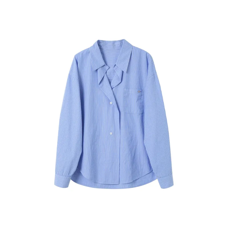 3COLOUR Shirts Women's Sky Blue-0