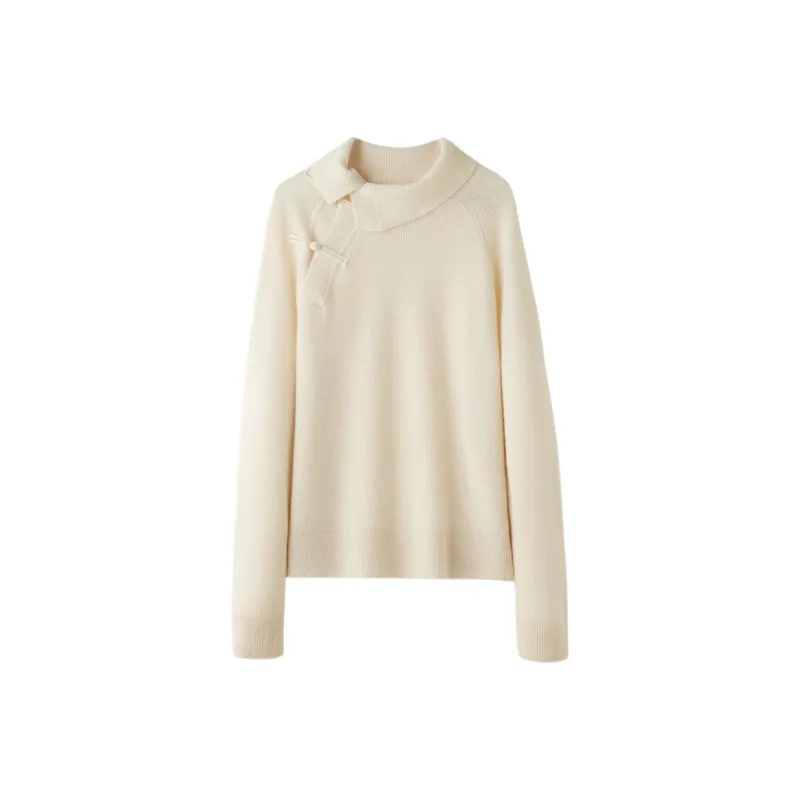 SNOWFORTE Cashmere Sweater Women's Ben White Velvet-0
