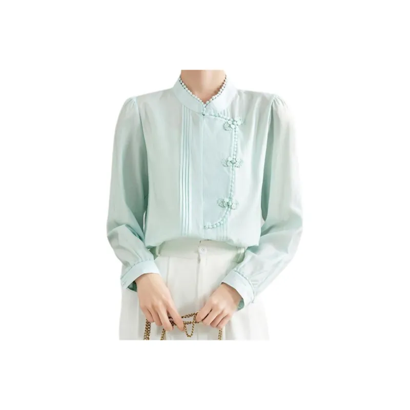 Emodues Shirt Women's Mint Green-0