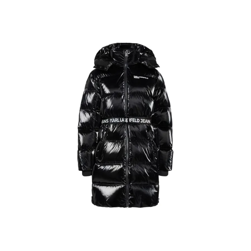 KARL LAGERFELD / Karl Lagerfeld Jeans Long Belted Puffer Coat-0