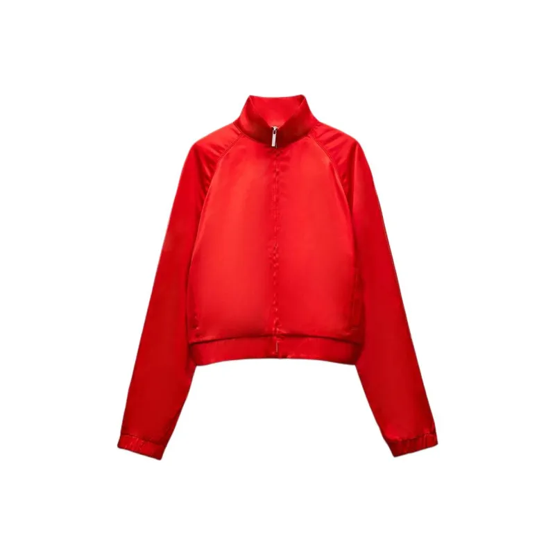 ZARA Jackets Women's Red-0